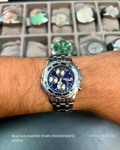 Relógio Bulova Marine Star Cronógrafo BU-6021G