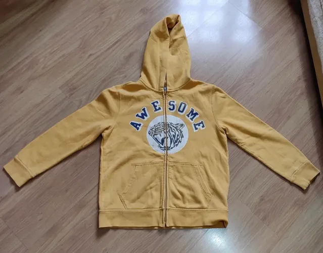 Blusão de Moletom Gap Amarelo tamanho 10