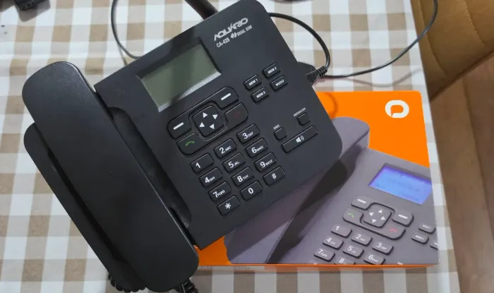 Telefone Celular Fixo Rural de Mesa Aquário CA-42S sem bateria