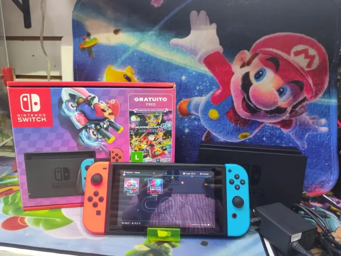 Nintendo Switch V2 Desbloqueado /desbloqueio