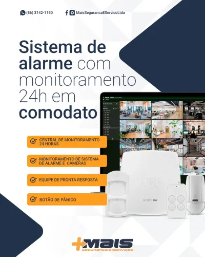 Sistema de Alarme com Monitoramento 24h
