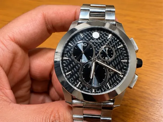 OPORTUNIDADE | Movado Vizio Chrono Carbono 
