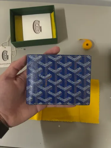 Carteira goyard victorie SKY blue. Produto autêntico.