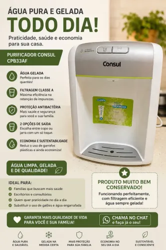 Filtro de água CONSUL