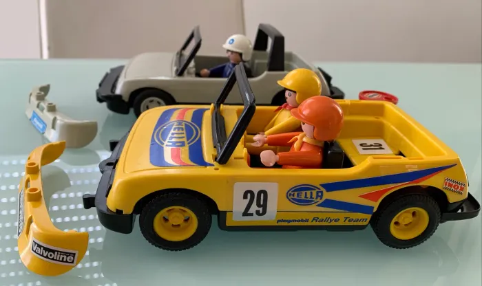 Carros de corrida e acessórios Playmobil