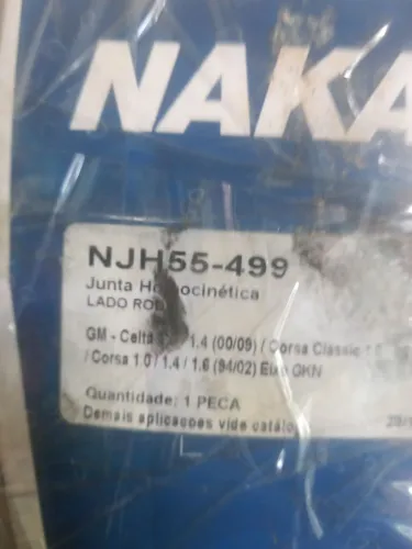 Par junta homocinetica NJH55-499 carros gm celta prisma.