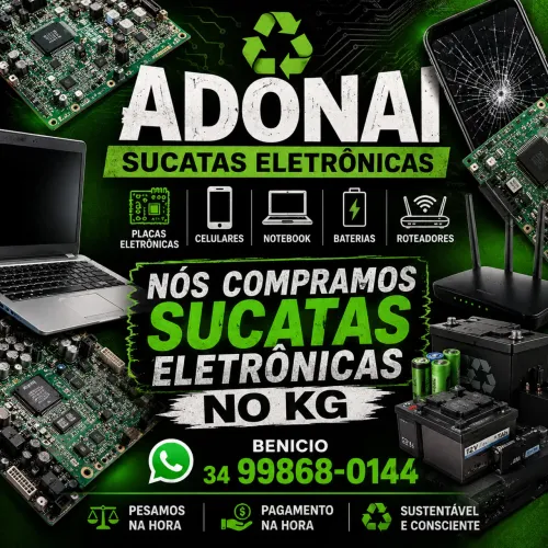 Compra de Sucatas Eletrônicas 