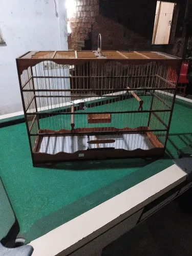 Gaiola de madeira pra coleiro 