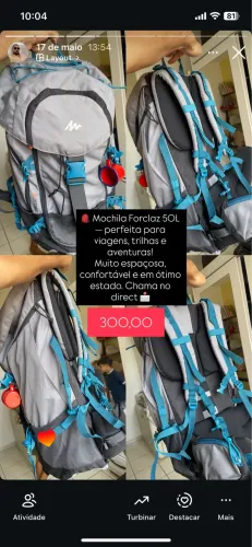 Mochila de trilha
