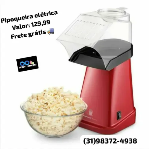 Pipoqueira elétrica gourmet