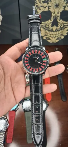 Relógio Cassino Pulseria de Couro
