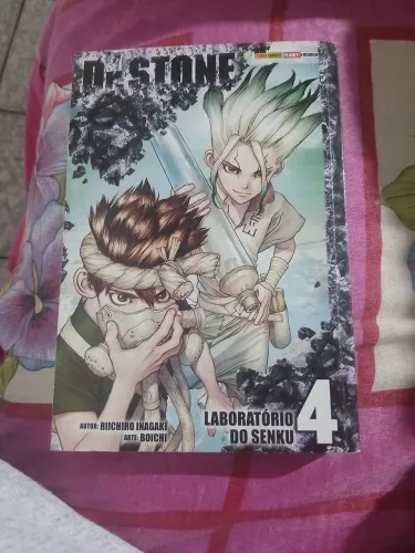 Mangá Dr. Stone - Laboratório do Senku Vol. 4