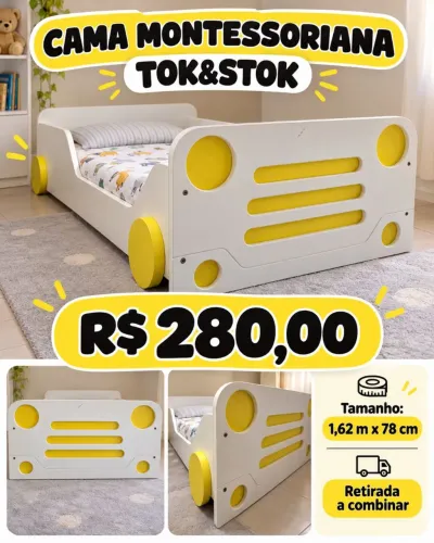 Cama Beep Infantil Tok&Stok