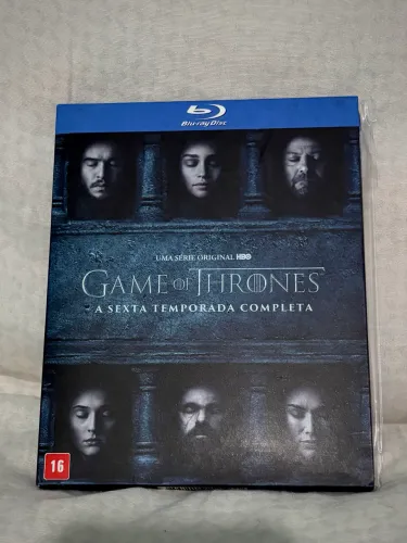 Game of Thrones 6ª Temporada em Blu-ray.