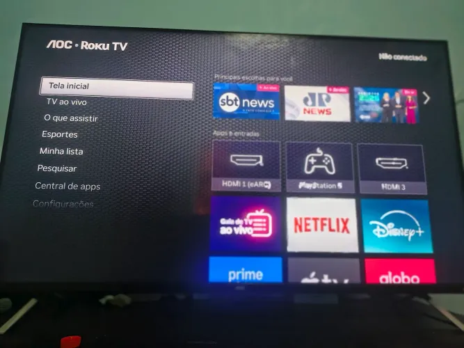 Tv 4k Roku 55 polegadas