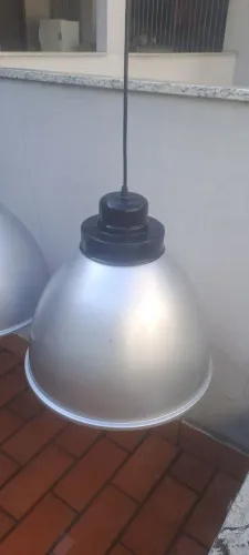 4 Luminarios Industrial de 40cm de Alumínio
