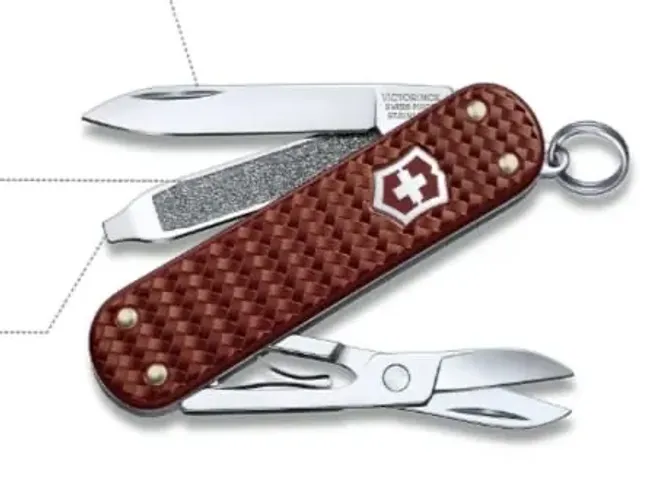 Canivete Victorinox Classic Precious Alox, Hazel Brown, 5 funçõe