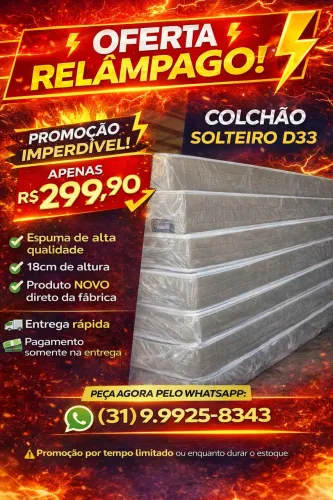 Colchão solteiro 