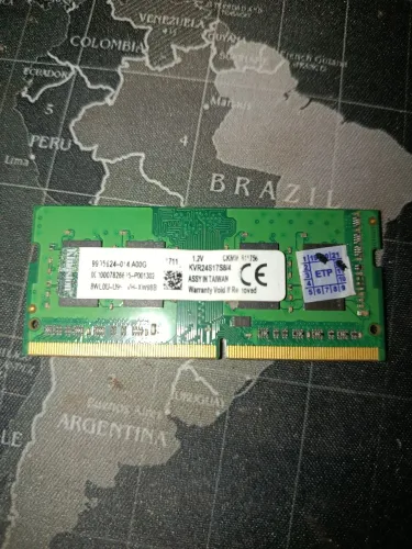 Memória RAM 4GB DDR4 2400MHz Kingston SODIMM para Notebook