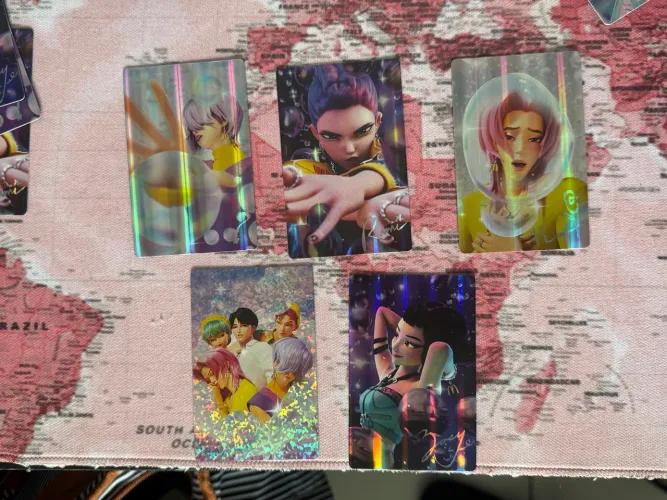 Cartas Guerreiras Kpop McDonald?s (Huntrix saia boys)