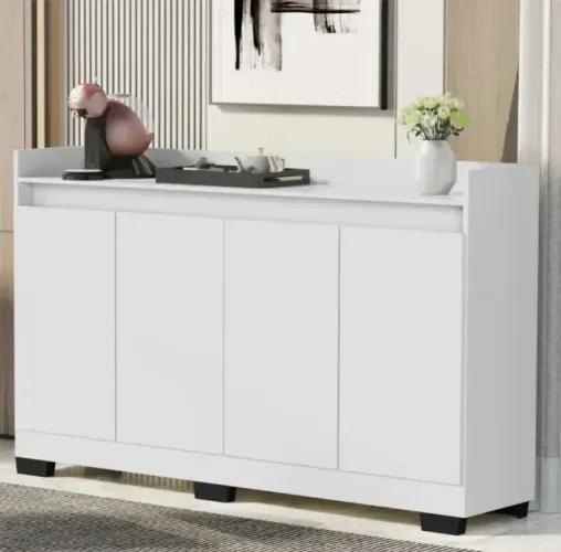 Buffet Real com 4 portas Branco