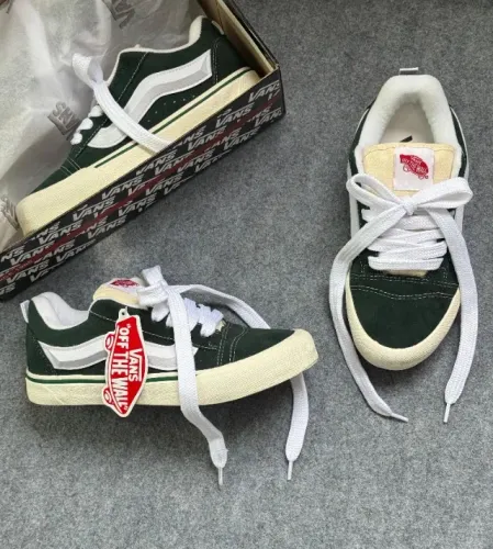 Tênis Unissex Casual Vans Knu Skool Verde Premium Disponível 34 AO 43 Envios / Entregas