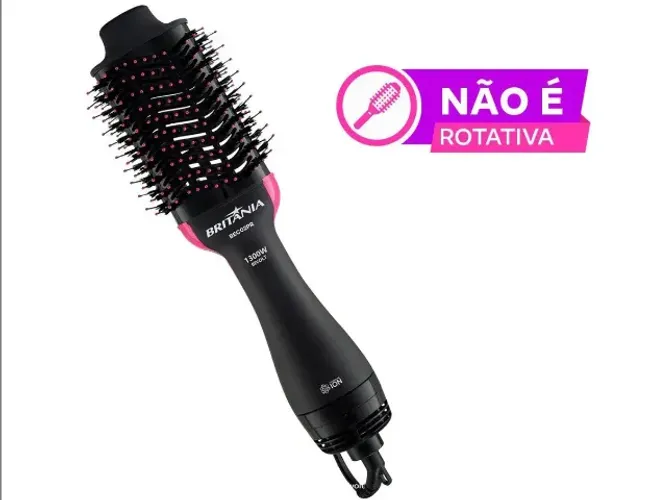 Escova Secadora Britânia Soft 4 em 1, modelo BEC02.