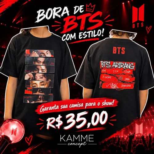 Camisas do BTS