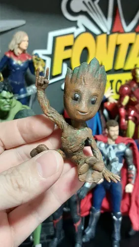 Groot - Guardiões da Galáxia [ Impressão 3D e pintura artenal]