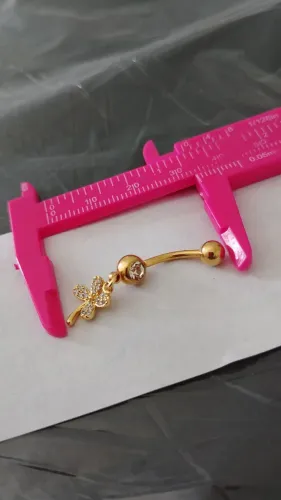 Piercing Umbigo Dourado