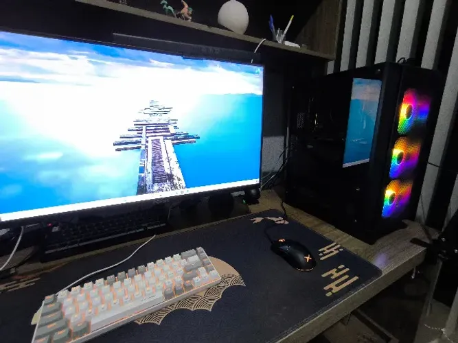 PC Gamer Completo - i3 12100F + RX 6600 + Monitor 27" 165Hz