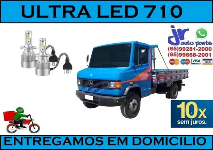 Lampada Ultra LED (Baixa e Alta) Mercedes-Benz 710 6000K 12V 24V