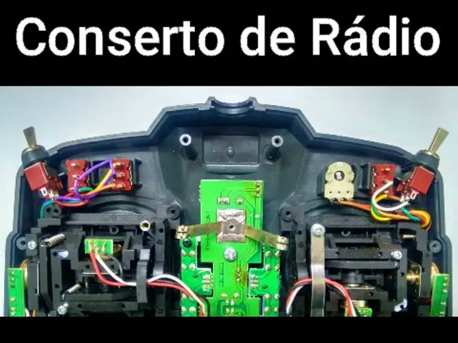 Conserto Rádio Aeromodelismo Spektrum Futaba Turnigy 9x FlySky
