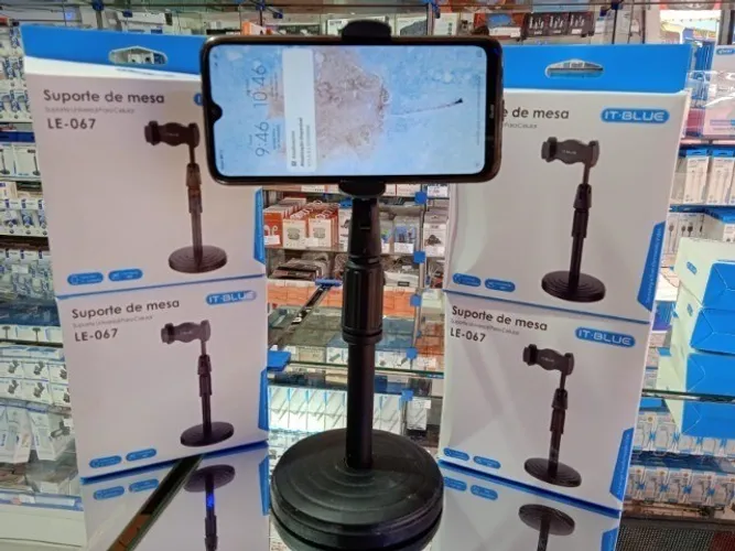 Suporte de Celular de mesa le-027( Promoção JK eletrônicos) 