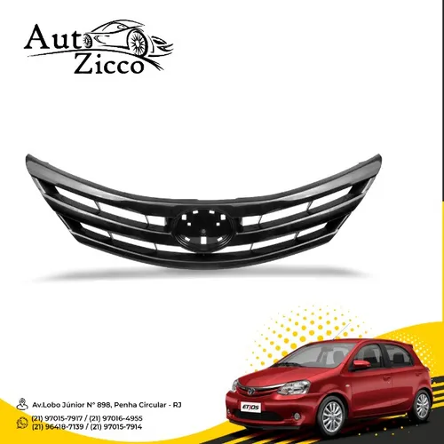 Grade Etios 2013 à 2016 Preta