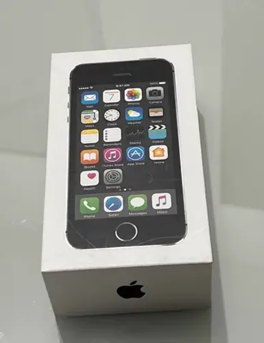 Caixa iPhone 5s Preto Vazia
