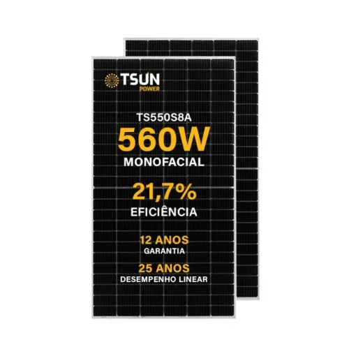 Painel Solar 560W Mono - TSUN (Leia a descrição) Somente atacado, não vendemos unidade!