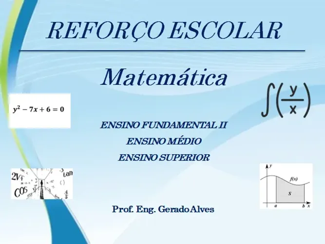 ** AULA PARTICULAR MATEMÁTICA/ENGENHARIAS**