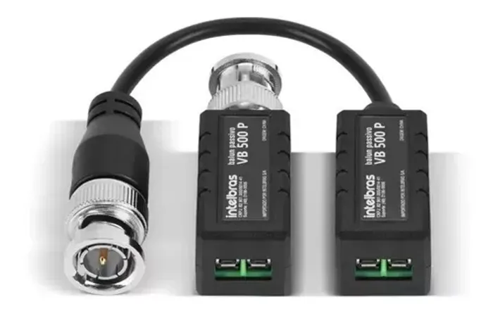Balun Multi Hd Para Câmeras 4k Ultra Hd Vb 500 P Intelbras