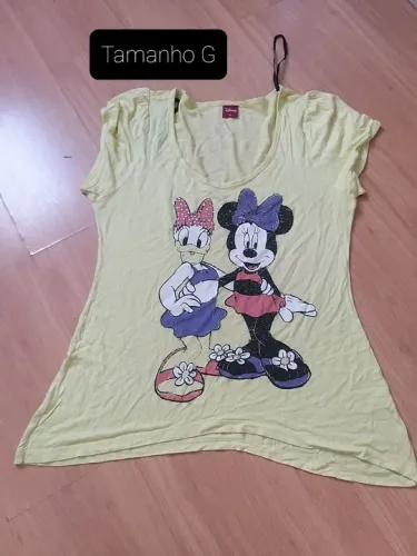 Blusa Feminina Mickey e Minnie