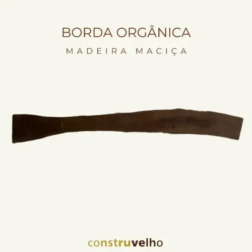 Prancha De Madeira Maciça Com Borda Orgânica