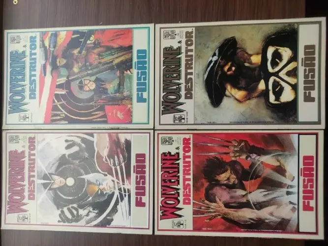 Coleção Wolverine Destrutor Completa Mangá HQ Antigo Editora Abril