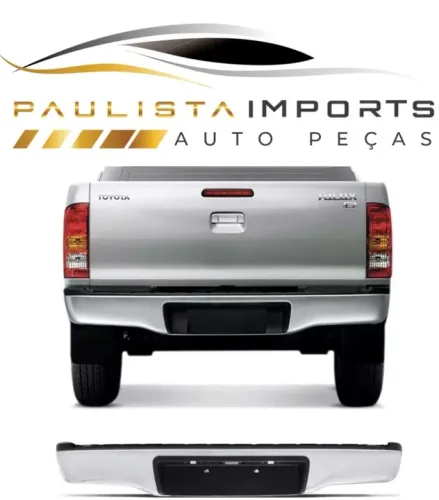 Parachoque Traseiro Hilux 2010 2011 2012 2013 2014 2015 ( Novo 1 Linha 