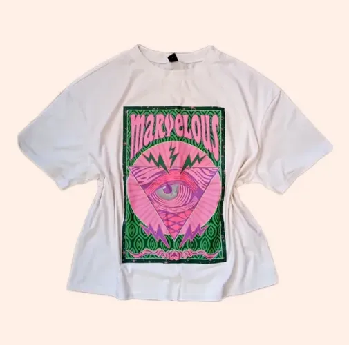 Camiseta Oversized Shein