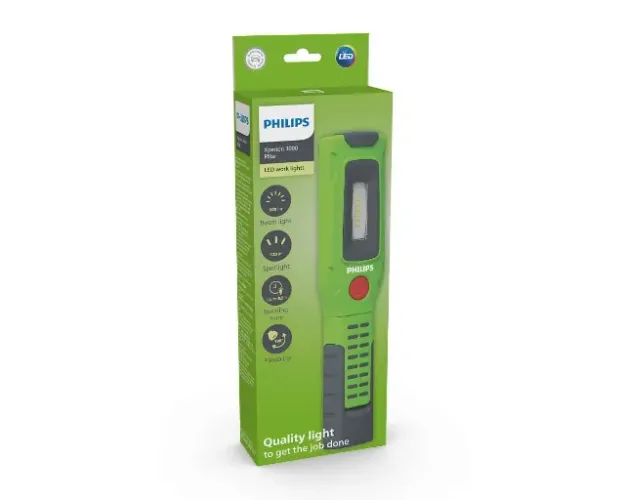 Lanterna Led Philips Xperion 3000 Pilar Recarregável 500lm