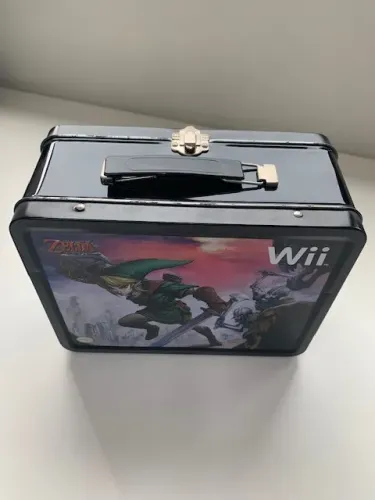 case de metal legend of zelda twilight princess nintendo wii