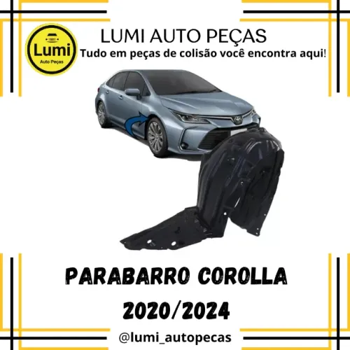 Parabarro Corolla 2020/2024 - NOVO 