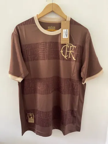 Camisa Flamengo identidade marrom consciência negra