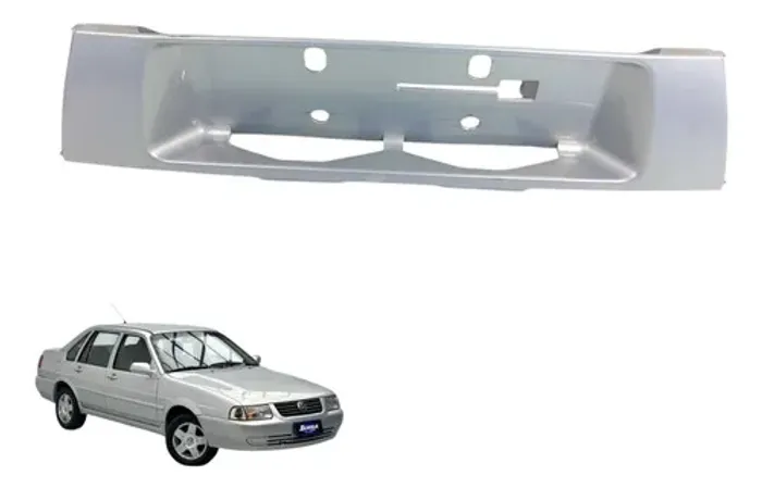 Moldura Placa Traseira Volkswagen Santana 2000 Cinza