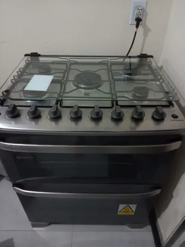 Fogão Electrolux 5 Bocas PerfectCook360 e 2 Fornos